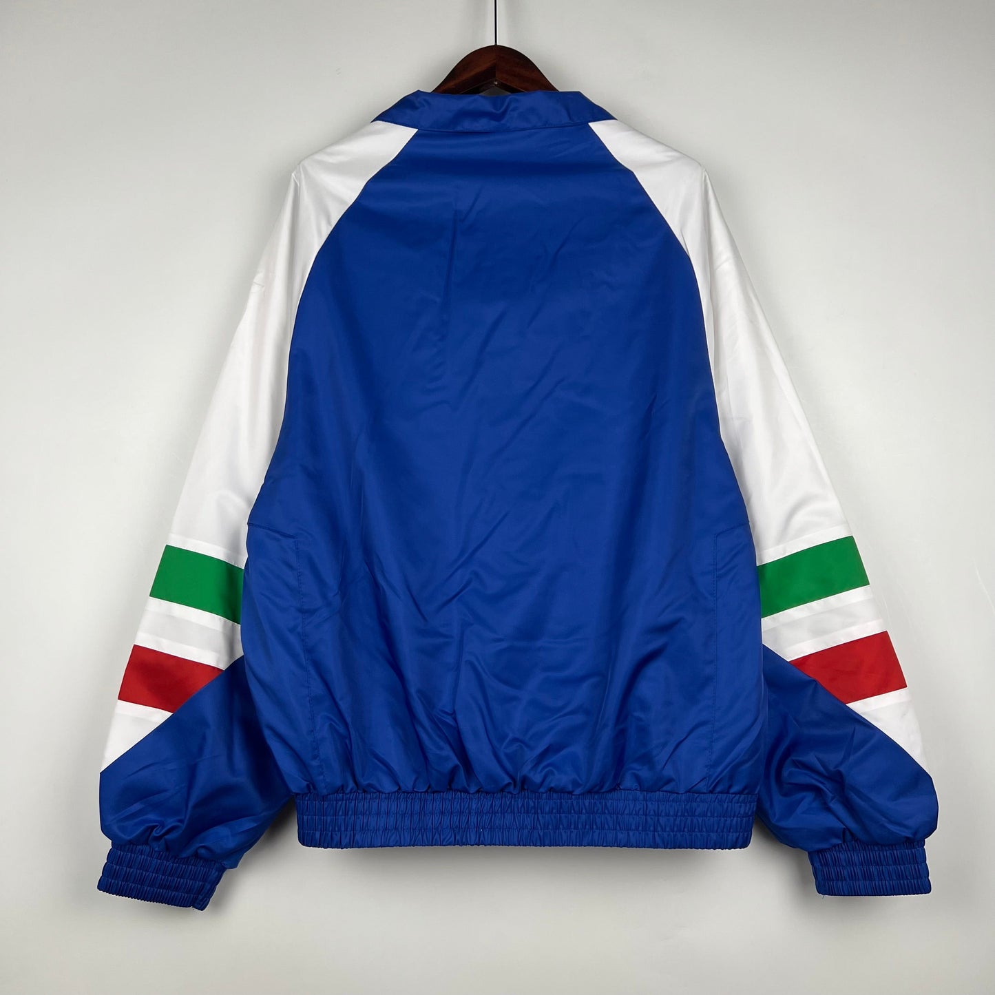 2023 Italy Blue Windbreaker Jacket Lightweight & Stylish Football Gear