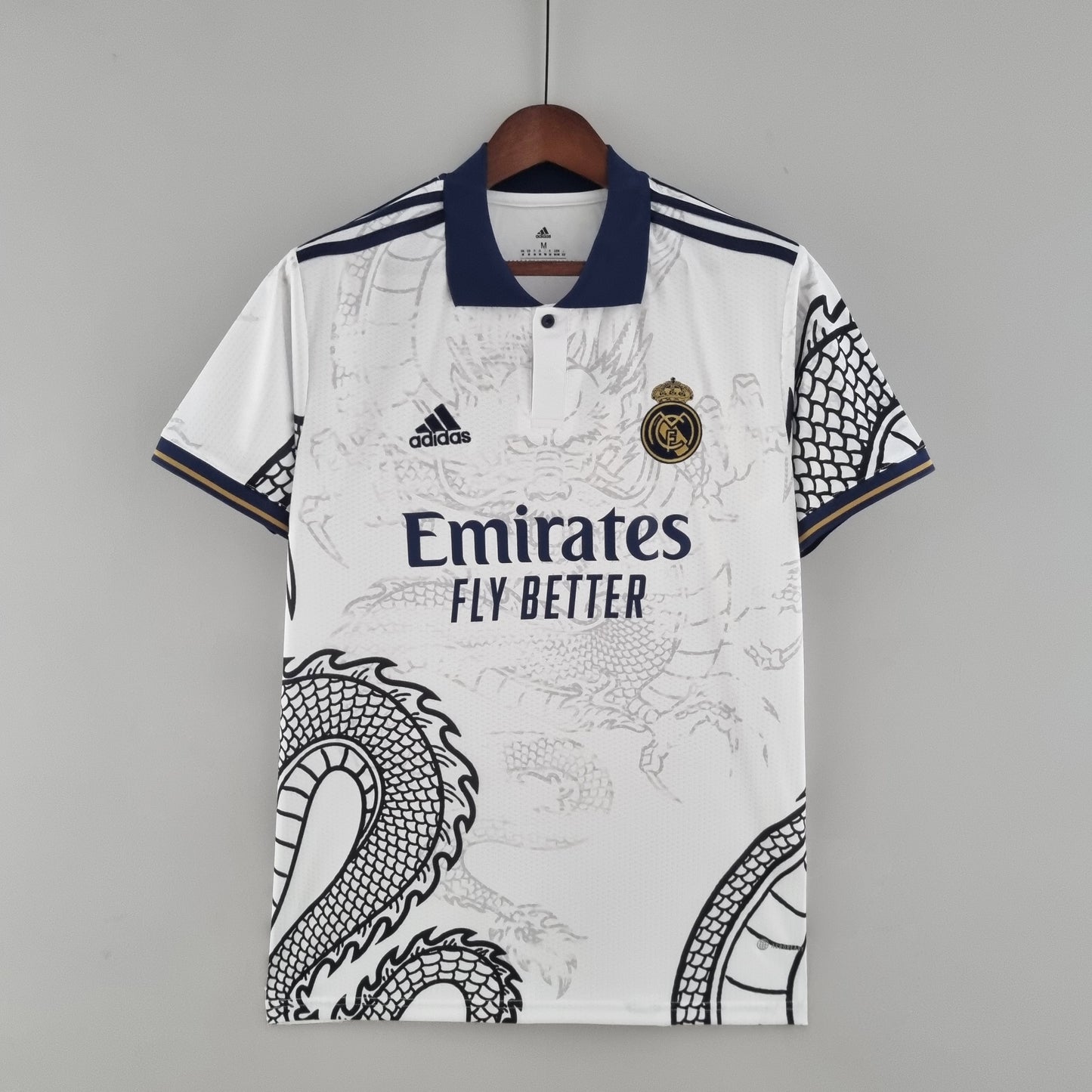 Real Madrid White Chinese Dragon Special Edition Jersey