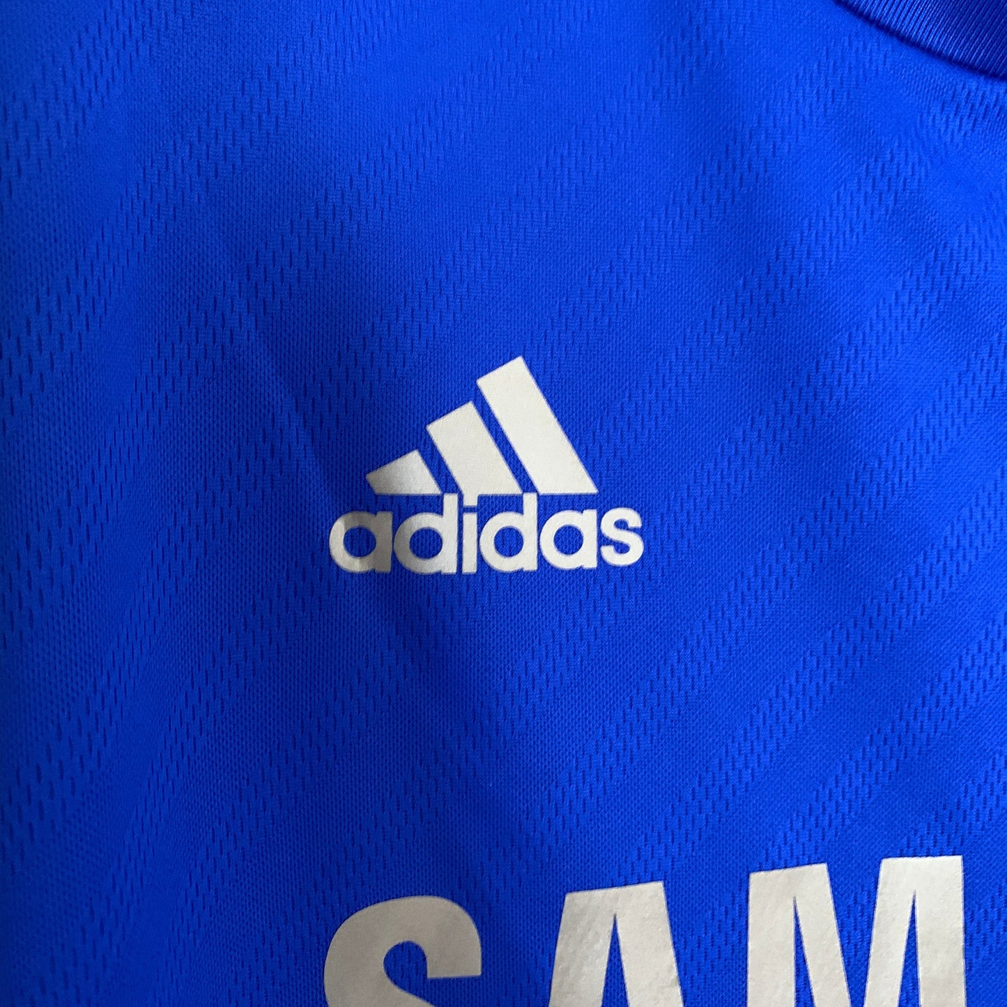 Chelsea 2012-2013 Long Sleeve Home Jersey - Embroidered Club Badge & Adidas Logo