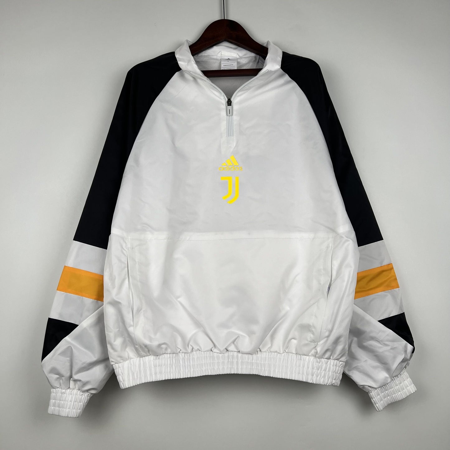 2023 Juventus White Windbreaker Sleek & Lightweight Football Jacket