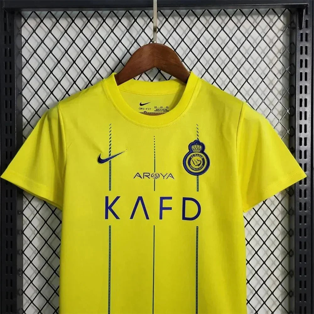 2023 Al-Nassr children’s football kit full set