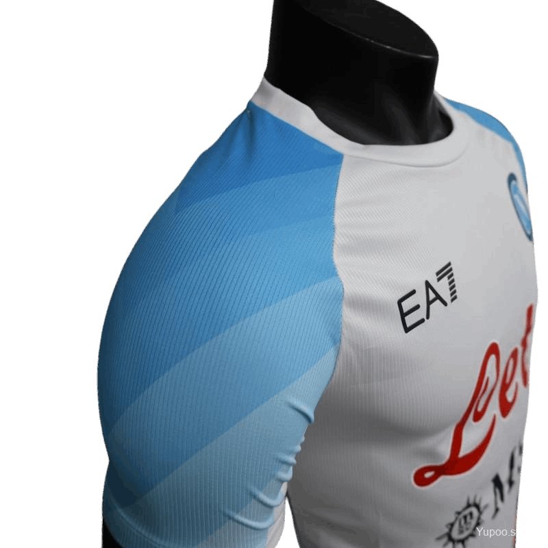 23-24 Napoli Victor Osimhen Champion Kit – Stylish Sleeve Design with Player Performance Features