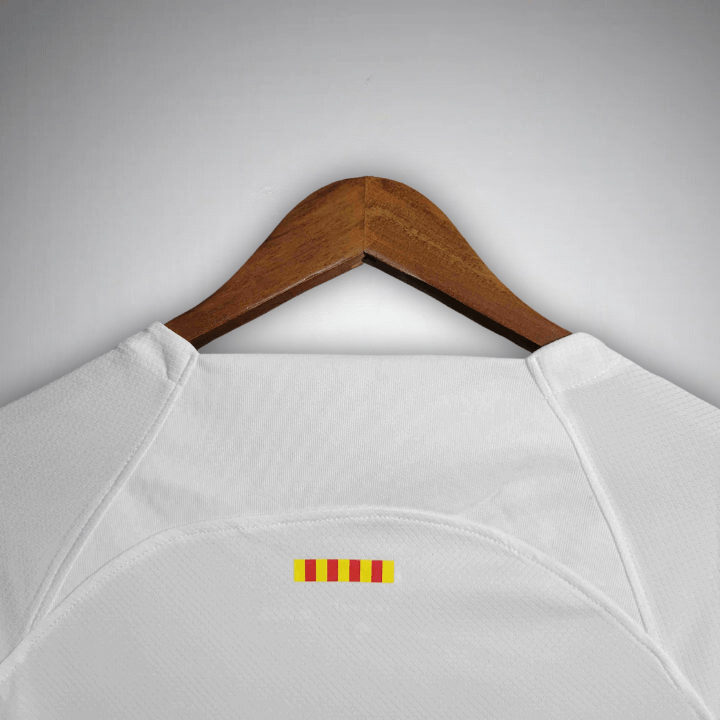 Maillot extérieur blanc à manches longues du FC Barcelone 23/24