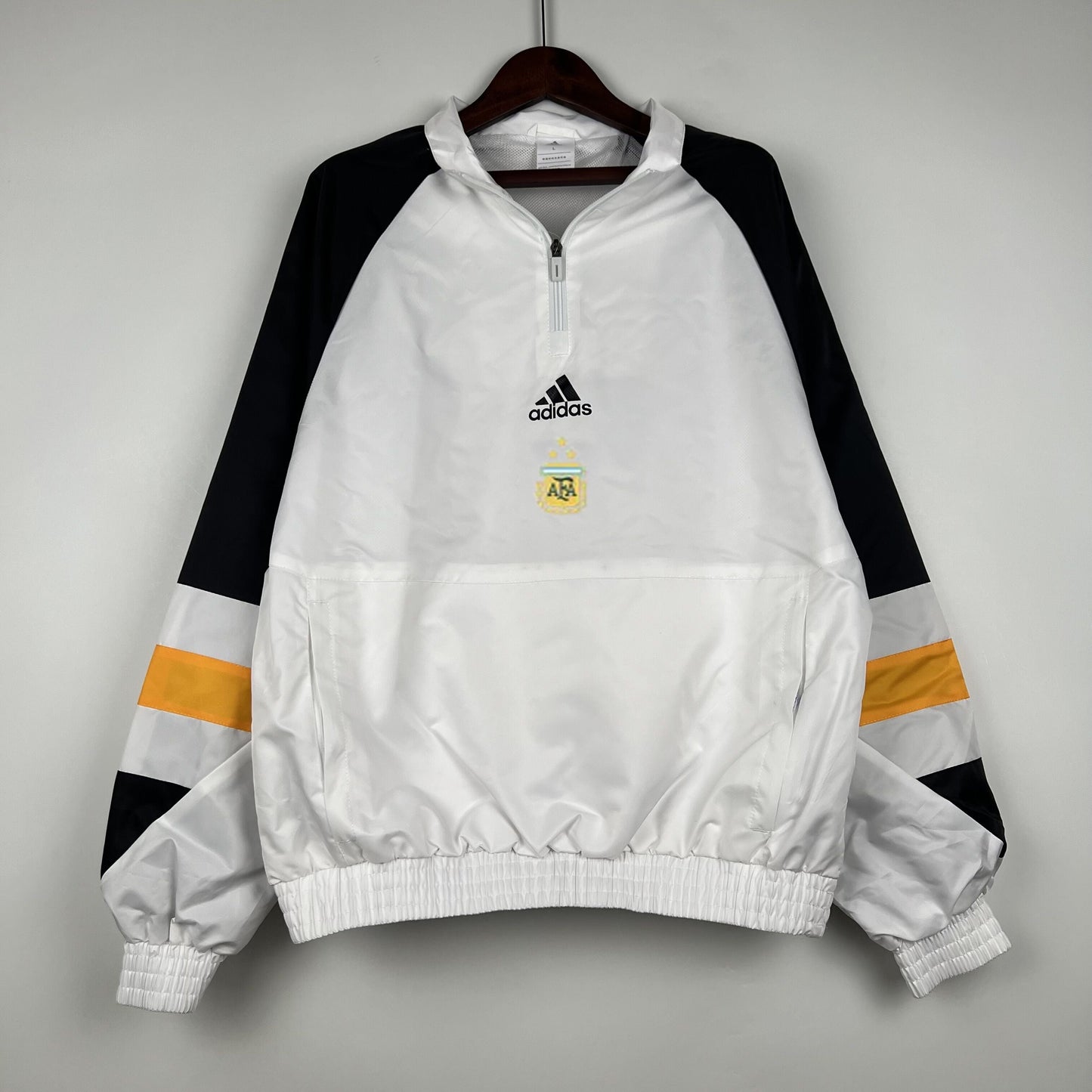 2023 Juventus White Windbreaker Sleek & Lightweight Football Jacket