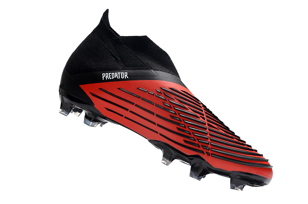 Adidas Predator Edge FG – Bold Black, White, and Red Design for Precision and Speed