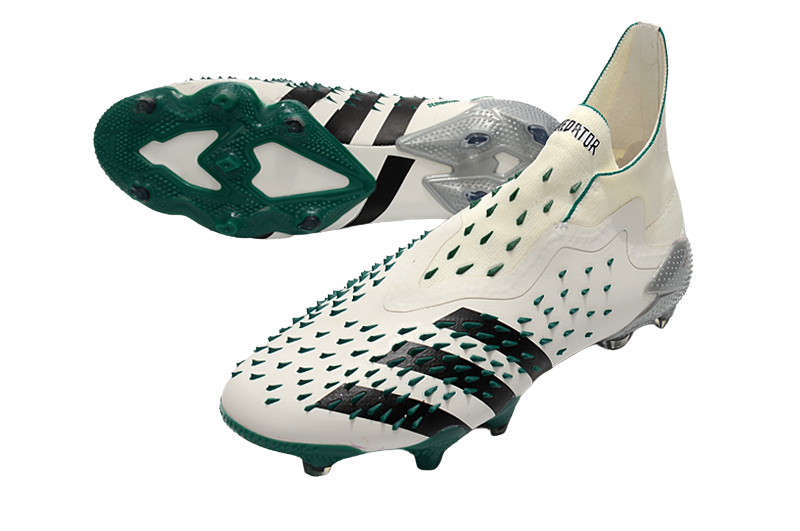 Predator Freak+ FG EQT Demonskin – Premium White and Sub Green Colorway for Ultimate Grip