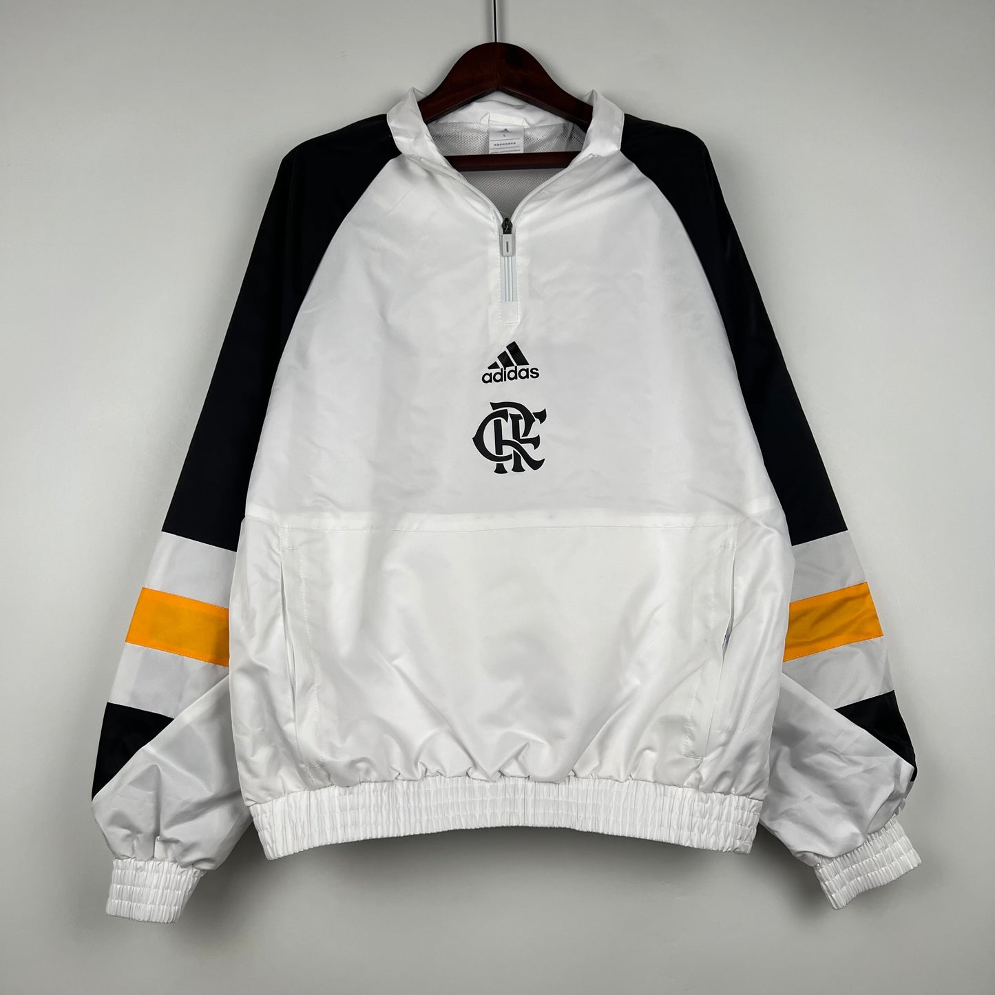 2023 Juventus White Windbreaker Sleek & Lightweight Football Jacket