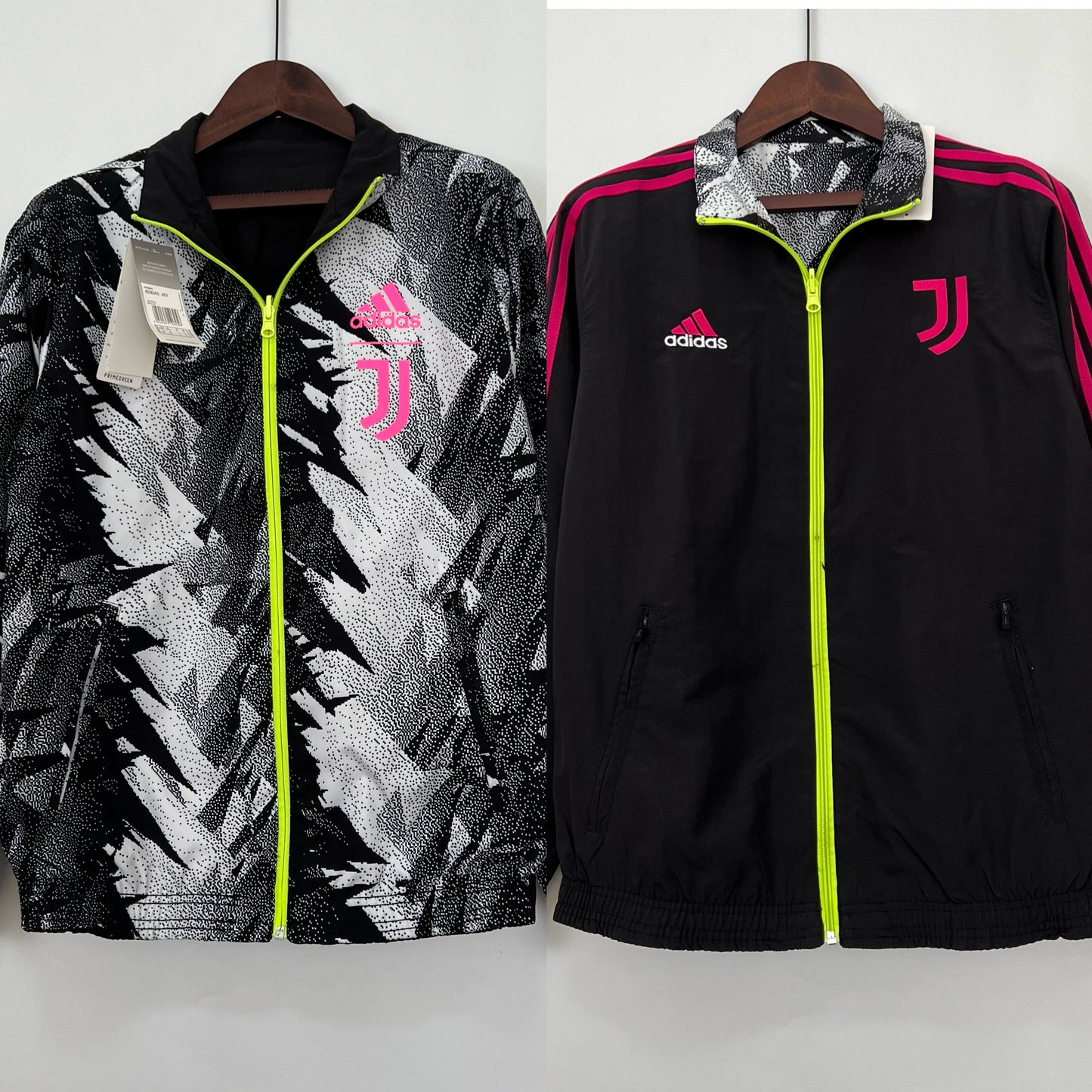 Juventus 23/24 Reversible Windbreaker – Double-Sided Fan Jacket (S–XXL)