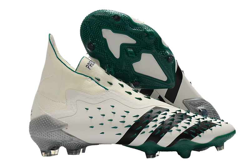 Predator Freak+ FG EQT Demonskin White Sub Green – High-performance Soccer Cleats