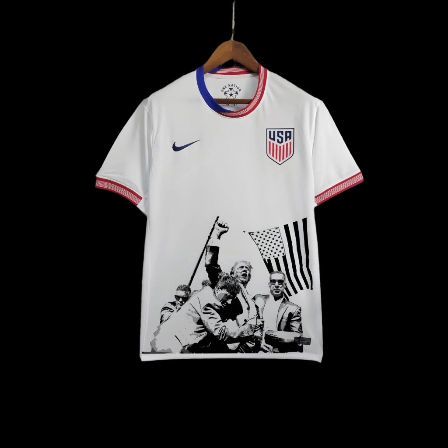 USA Donald Trump Special Edition Soccer Jersey - Bold patriotic design with Trump branding