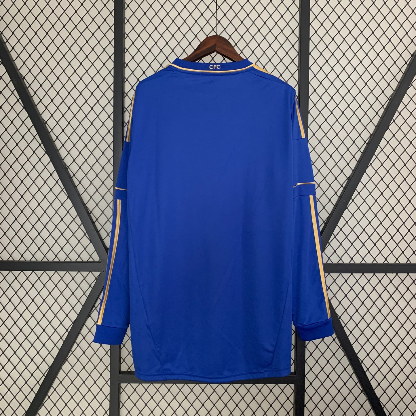 Chelsea 2012-2013 Home Jersey Long Sleeved - Back Design with Classic Blue Color