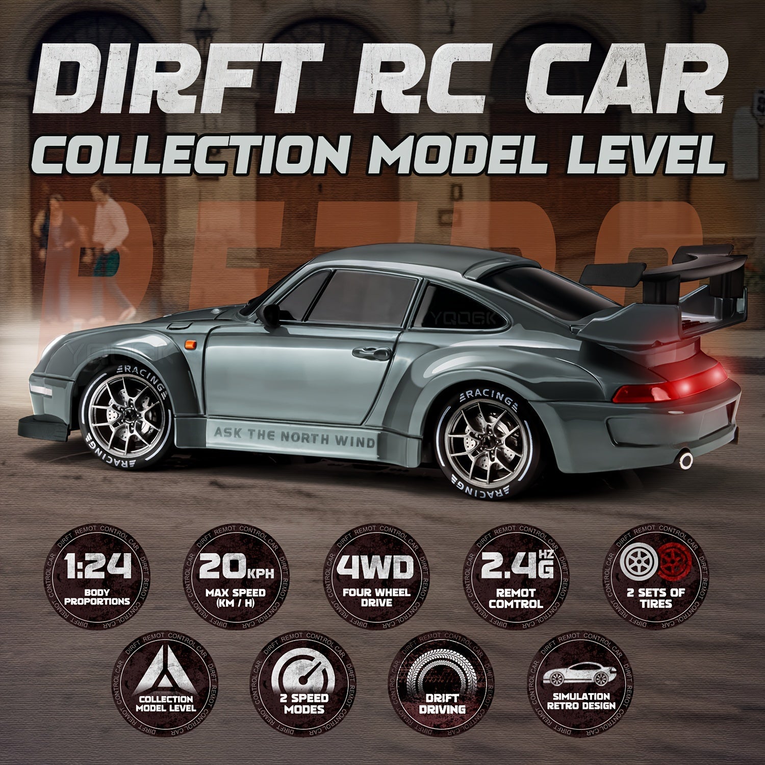 Remote Control Drift Car with Racing Kit