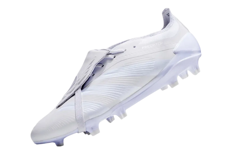 Adidas Predator Elite Full White Cleats - Firm Ground with Superior Grip