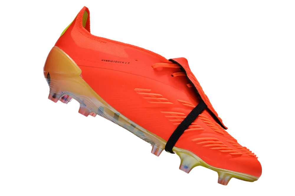 Adidas Predator Elite Orange Cleats - Firm Ground with Advanced Traction