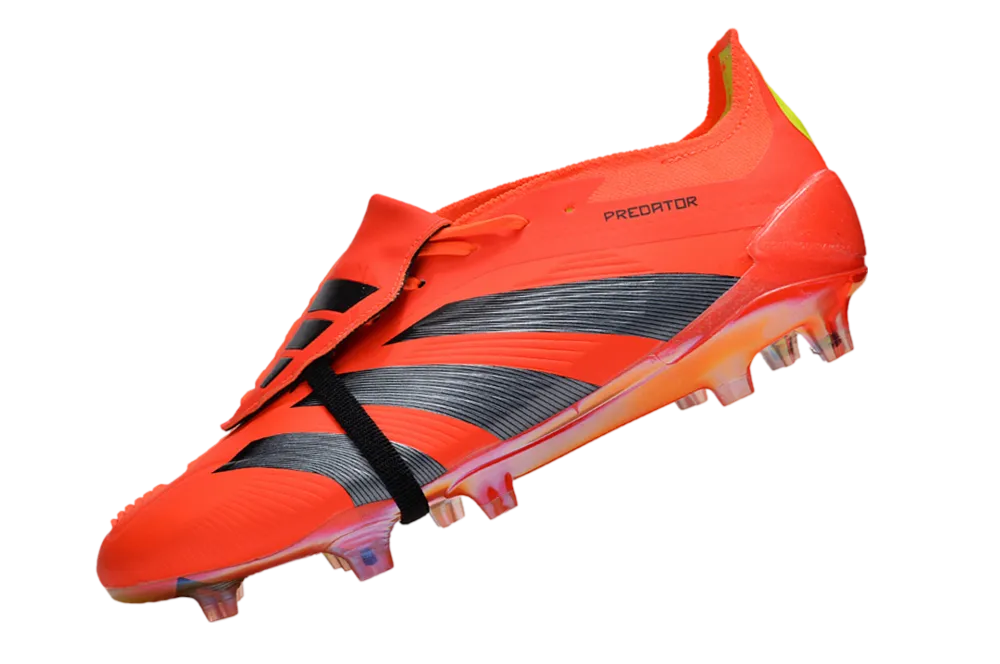 Adidas Predator Elite Orange Cleats - Innovative Tongue Design for Enhanced Comfort
