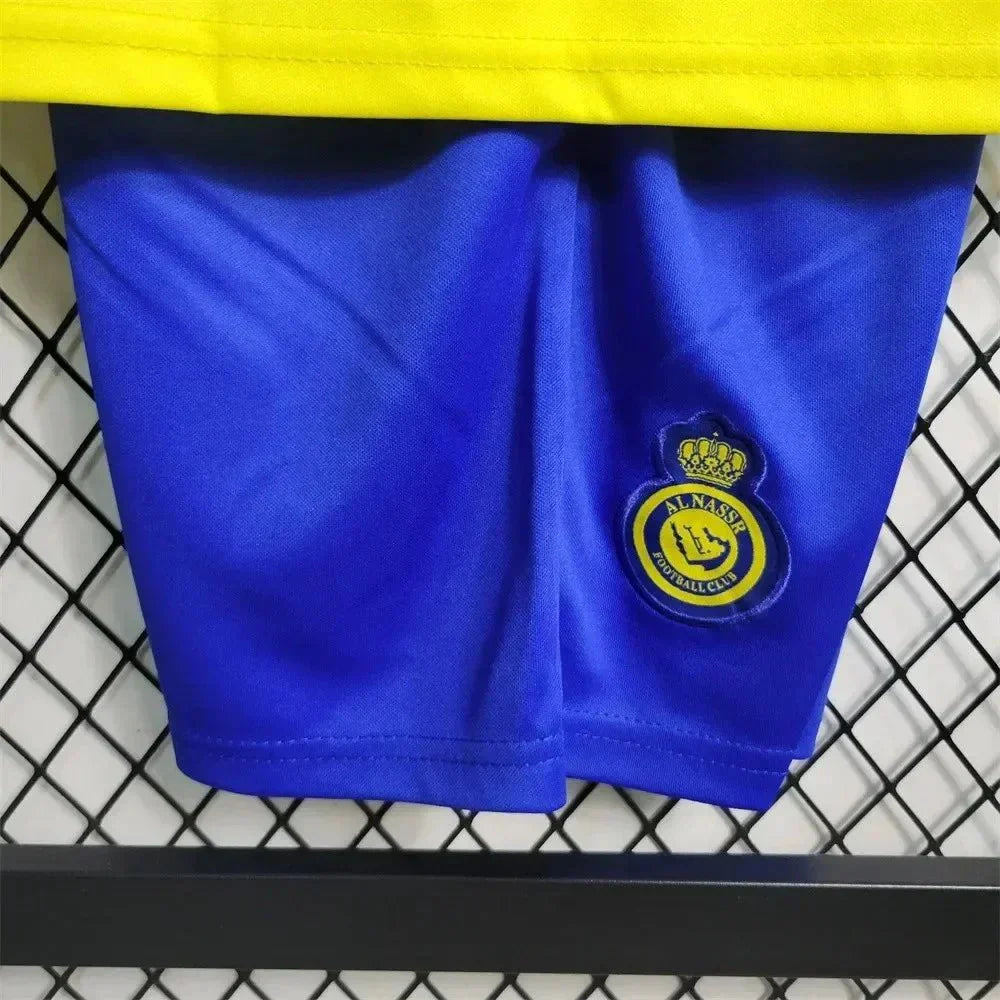 Al-Nassr home set kids Ronaldo fan edition