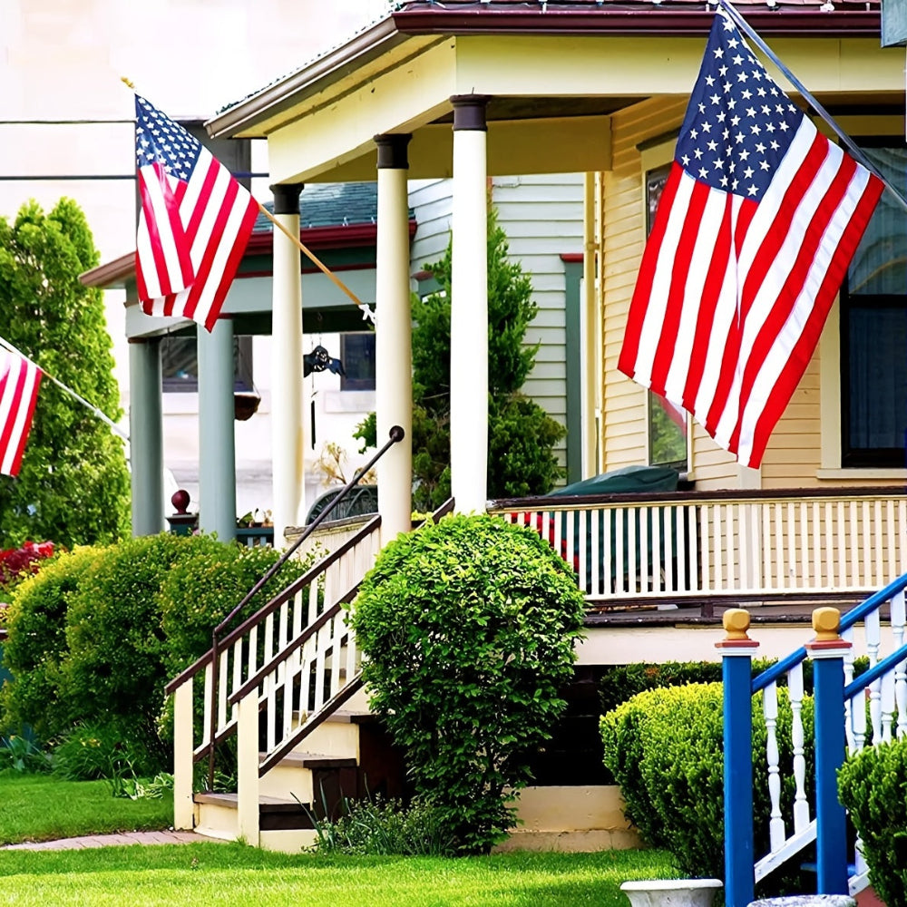 American Flag Outdoor Heavy Duty Polyester Brass Grommets