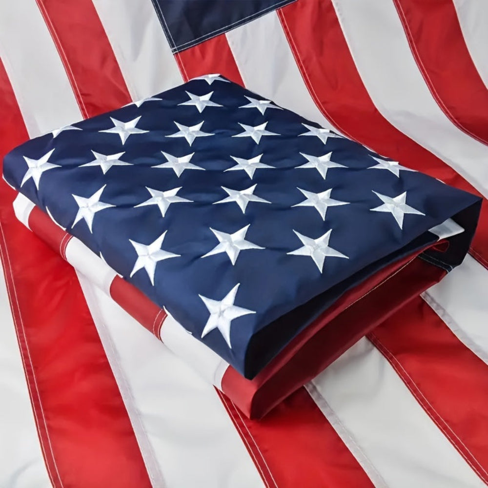 American Flag Outdoor Heavy Duty Polyester Brass Grommets