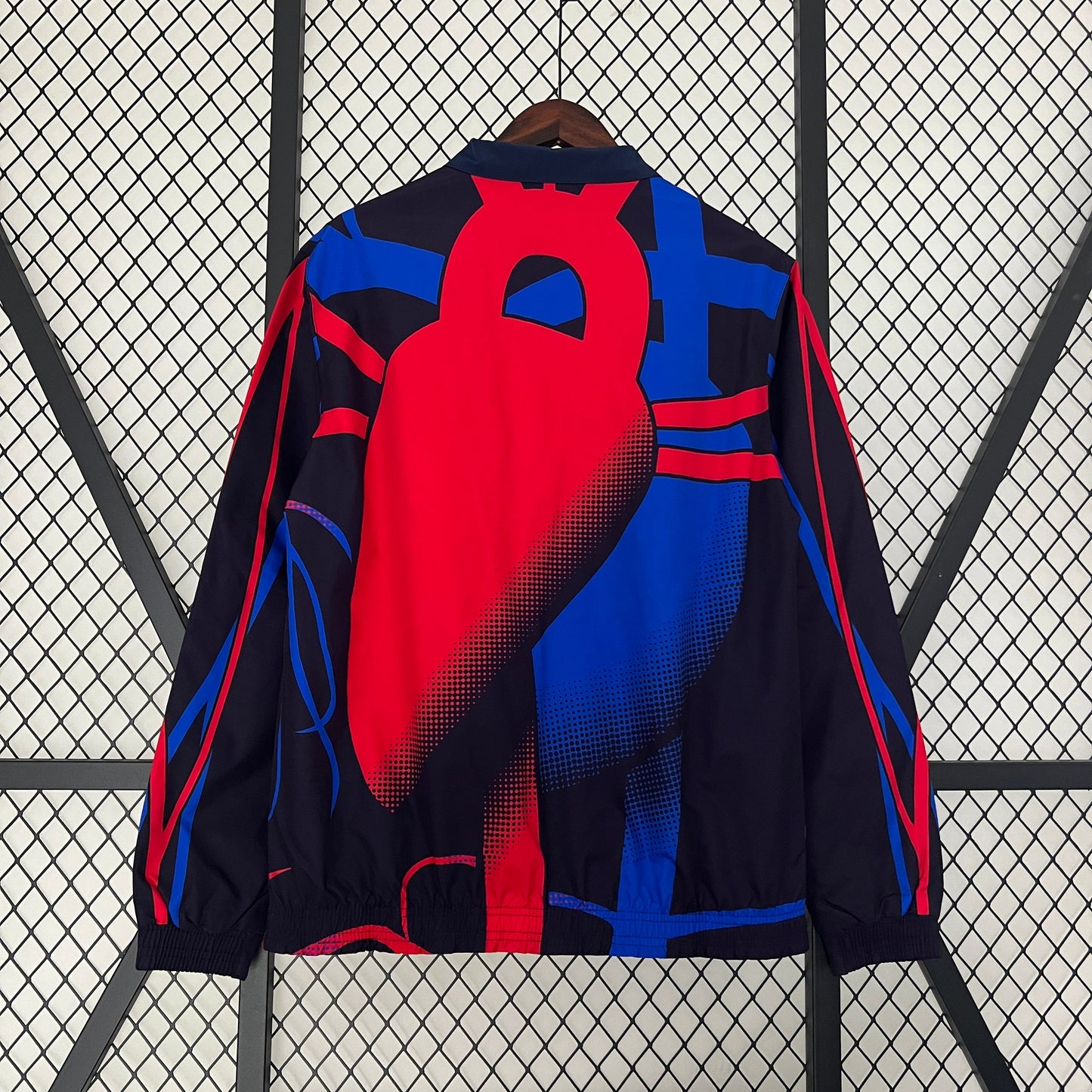 Barça reversible jacket with bold Patta design