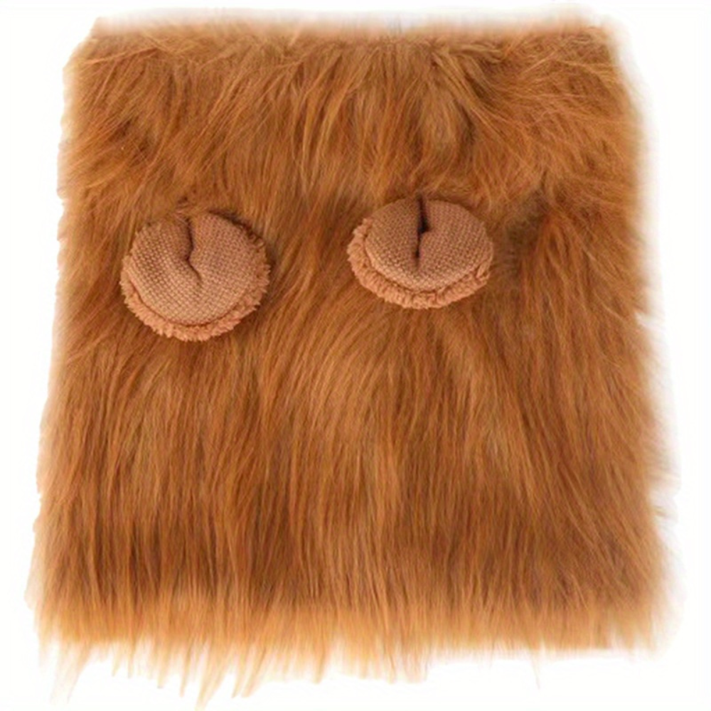 Realistic Lion Mane Halloween Dog Mask