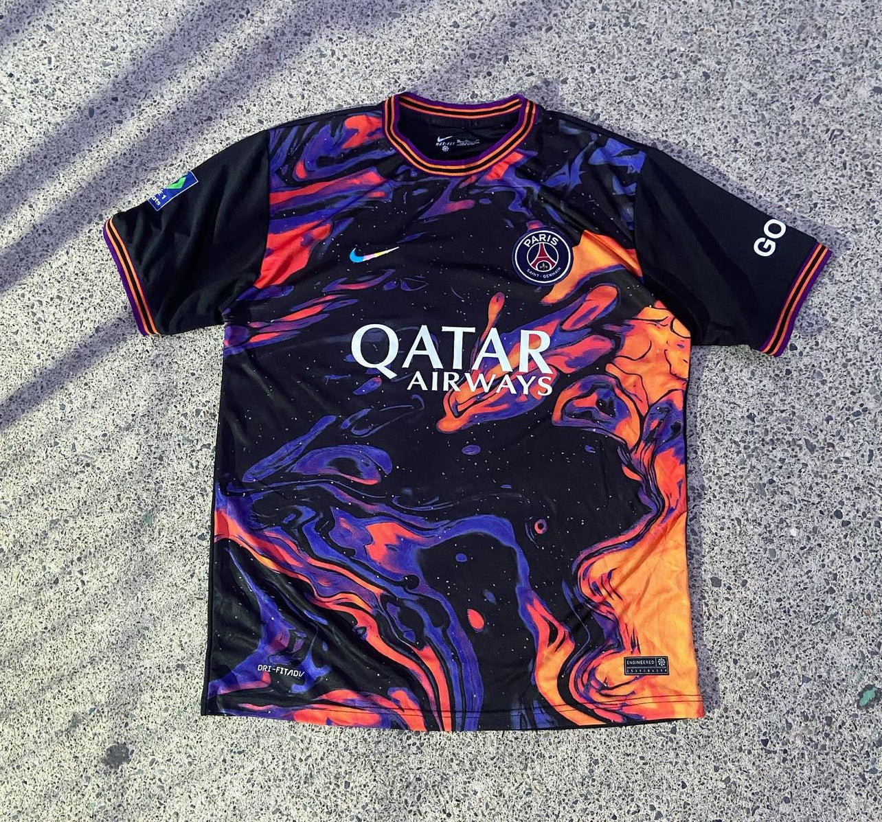 Maillot d'entraînement PSG Purple Lava Édition spéciale 23-24