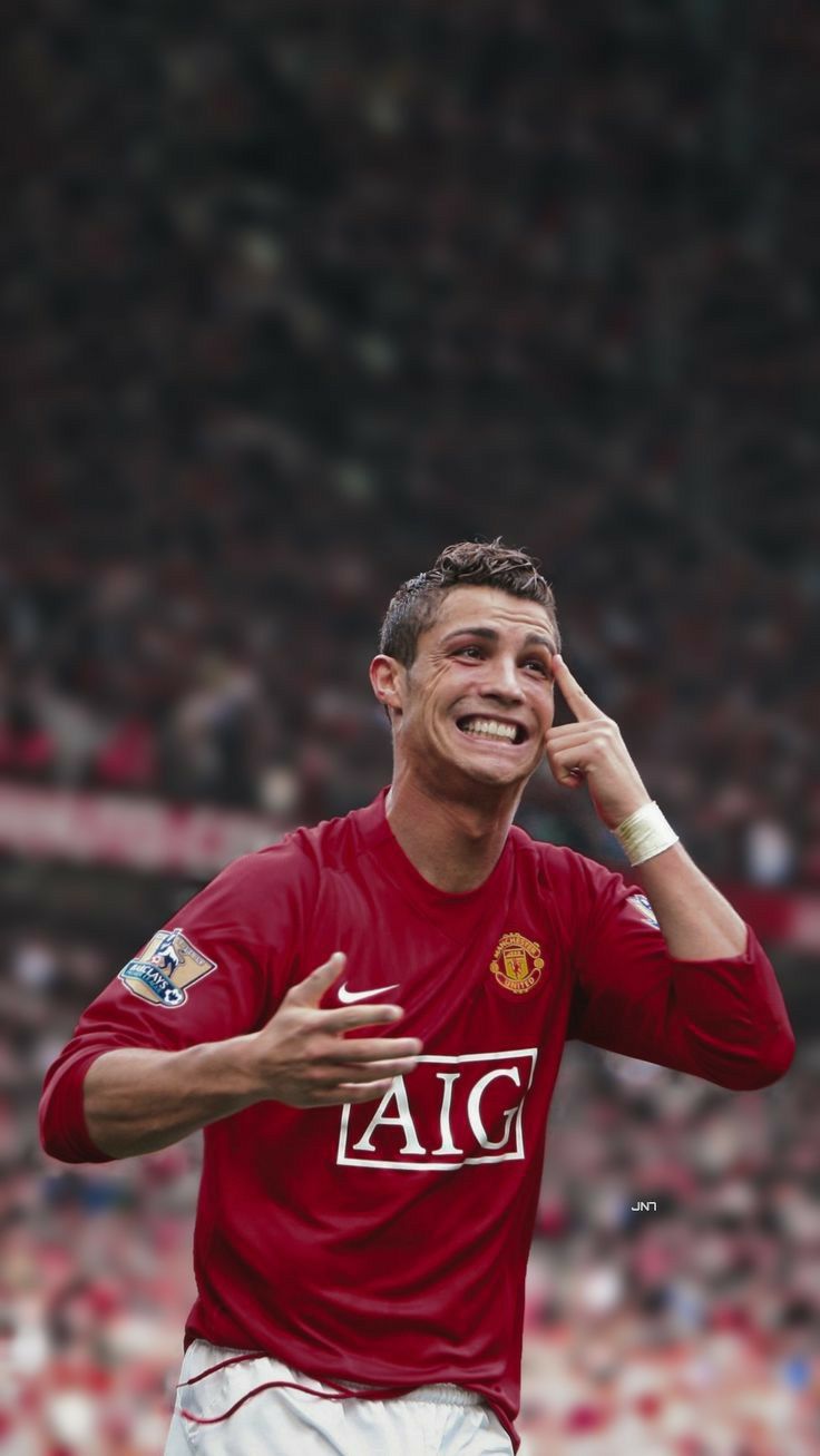 Manchester United Long sleeves Final Champions league 2008 worn by cristiano ronaldo