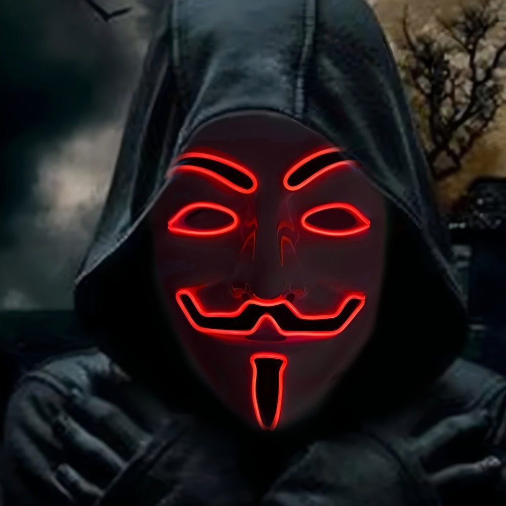 LED Glowing Halloween Purge Mask