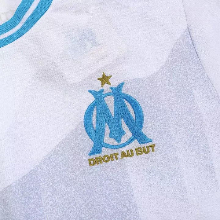 Marseille 2023-24 Home Shirt – Embroidered Club Crest and Puma Branding