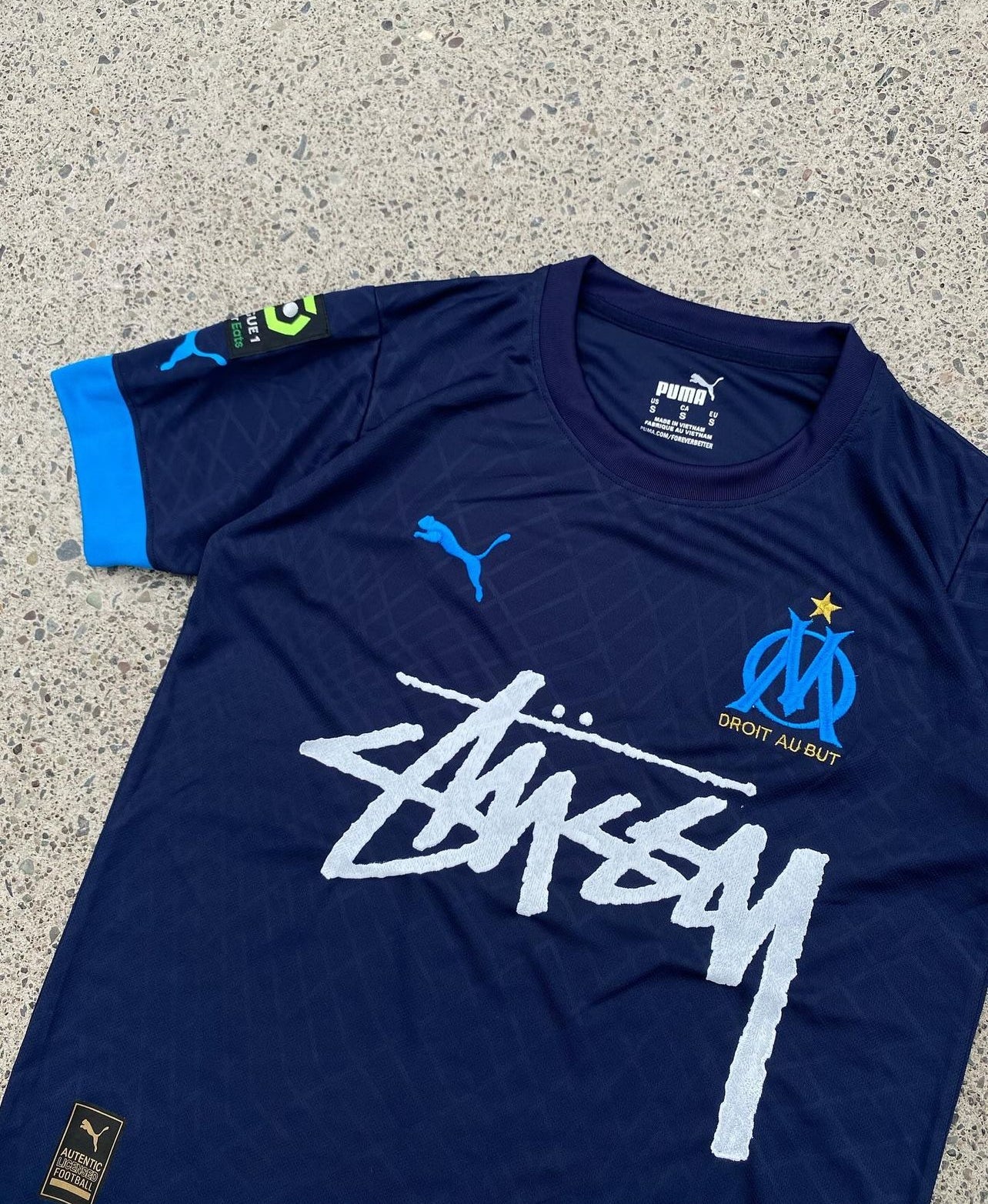 Marseille x Stussy Limited Edition Jersey – Premium, Lightweight Fabric for Comfort and Style
