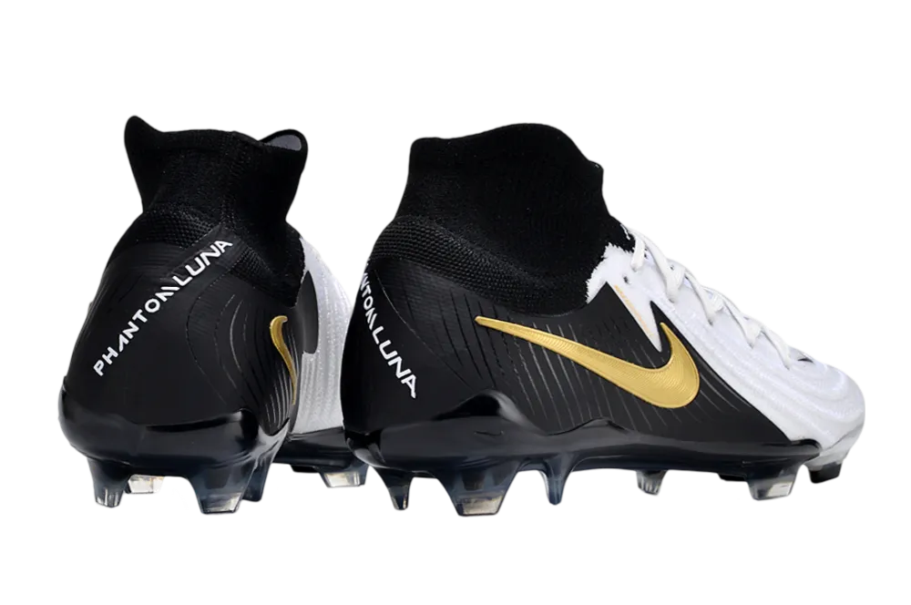 Nike Phantom Luna Elite Black & White Cleats - Superior Support and Comfort