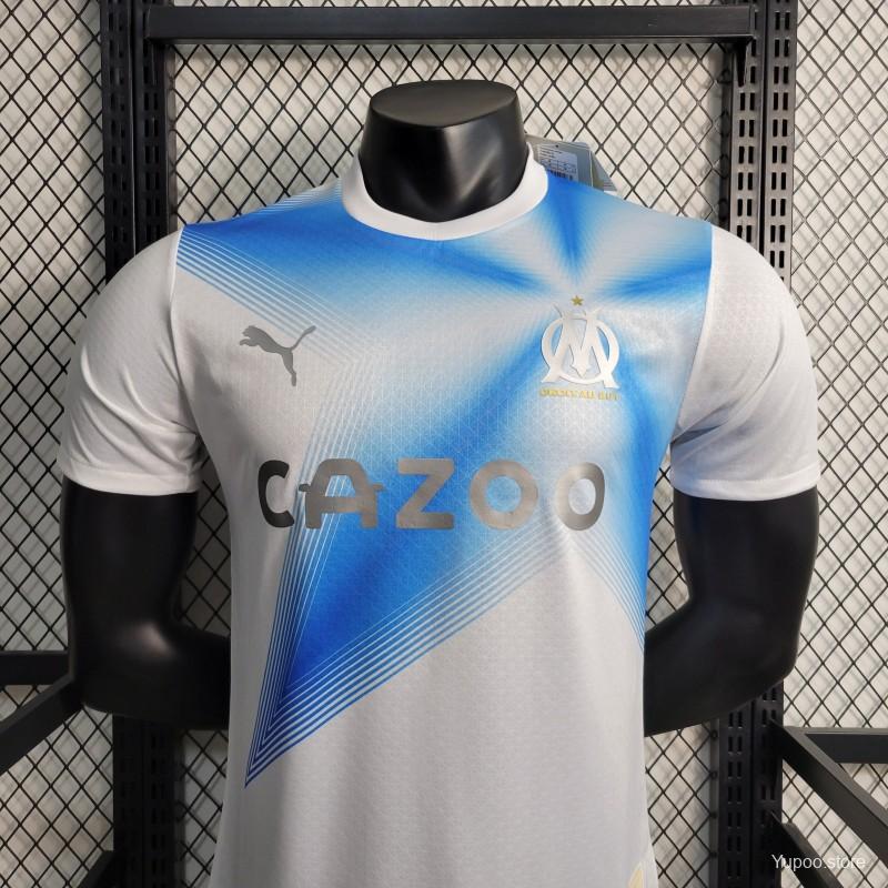 Olympique Marseille 30th Anniversary Player Version Kit 23-24 – Lightweight, High-Performance Fabric