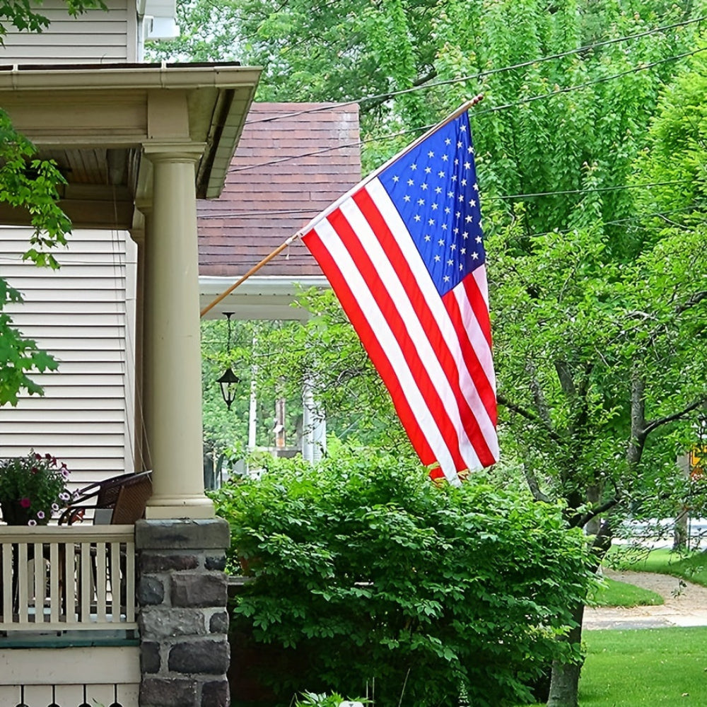 Outdoor American Flag Heavy Duty Polyester Brass Grommets