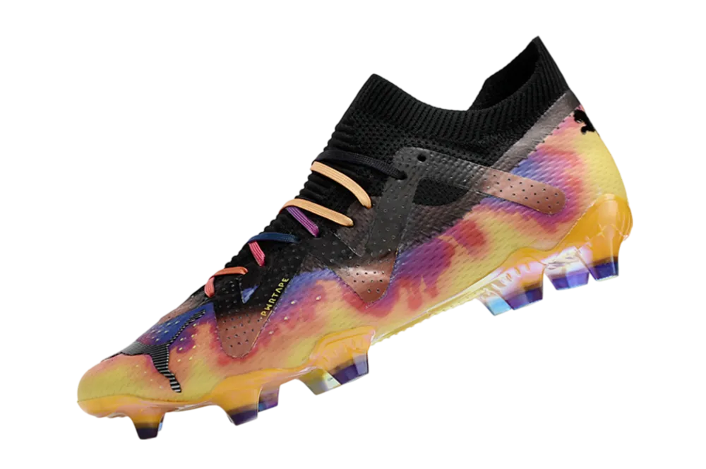 Puma Future Ultimate Multi-Colored Cleats - Innovative Grip for Firm Ground