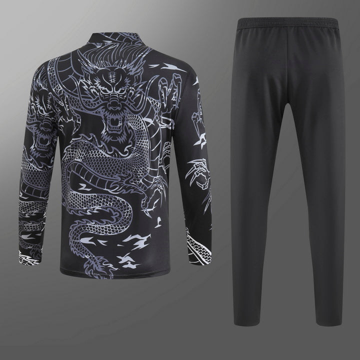 Real Madrid Dragon Special Edition Tracksuit – full set laid flat