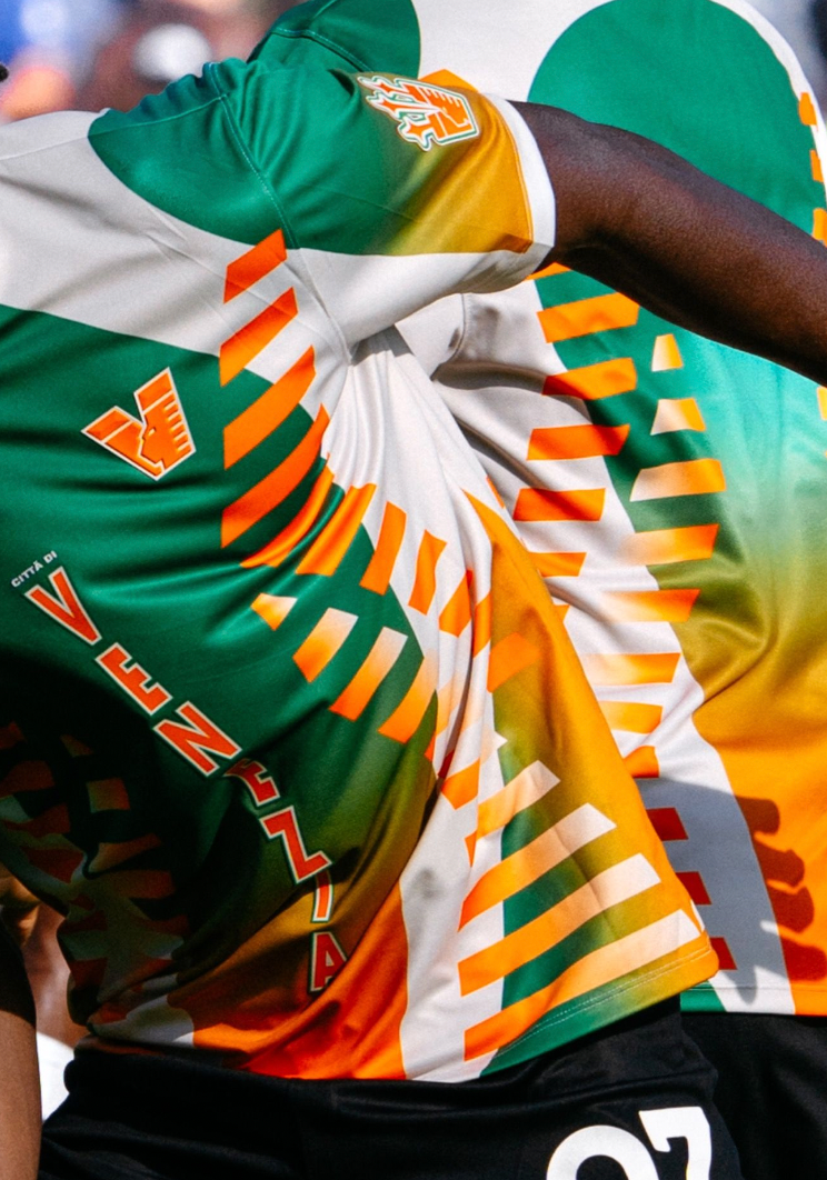 Venezia FC Pre-Match Jersey in action