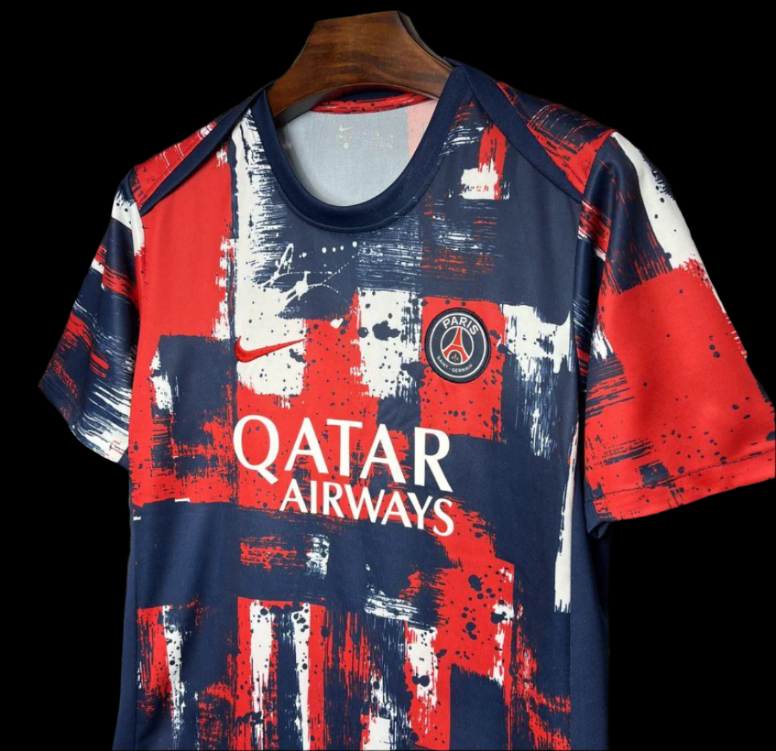 Maillot spécial pré-match PSG 2024/25