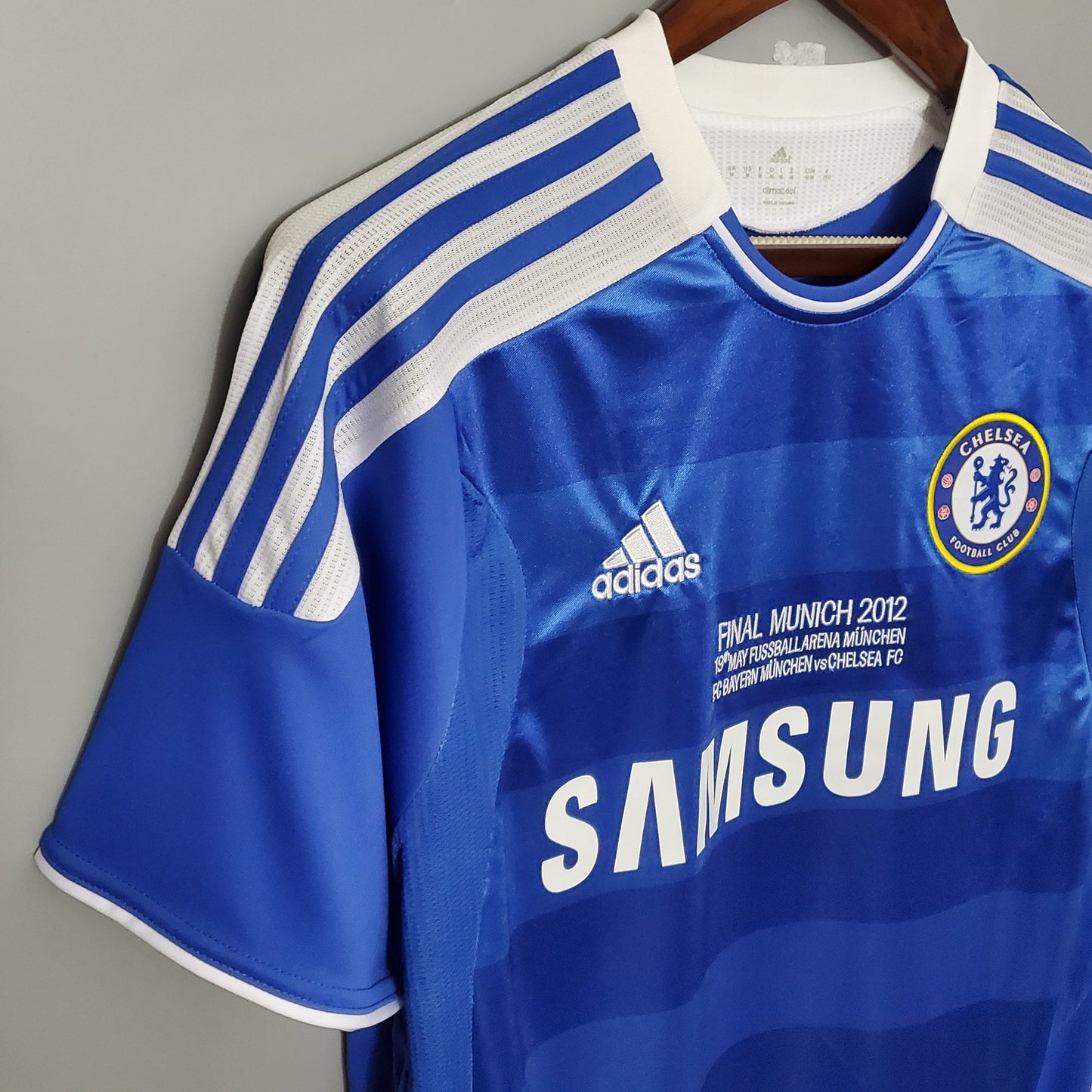 Chelsea 2012 UCL Final Jersey - Iconic Blue Kit from Historic Victory