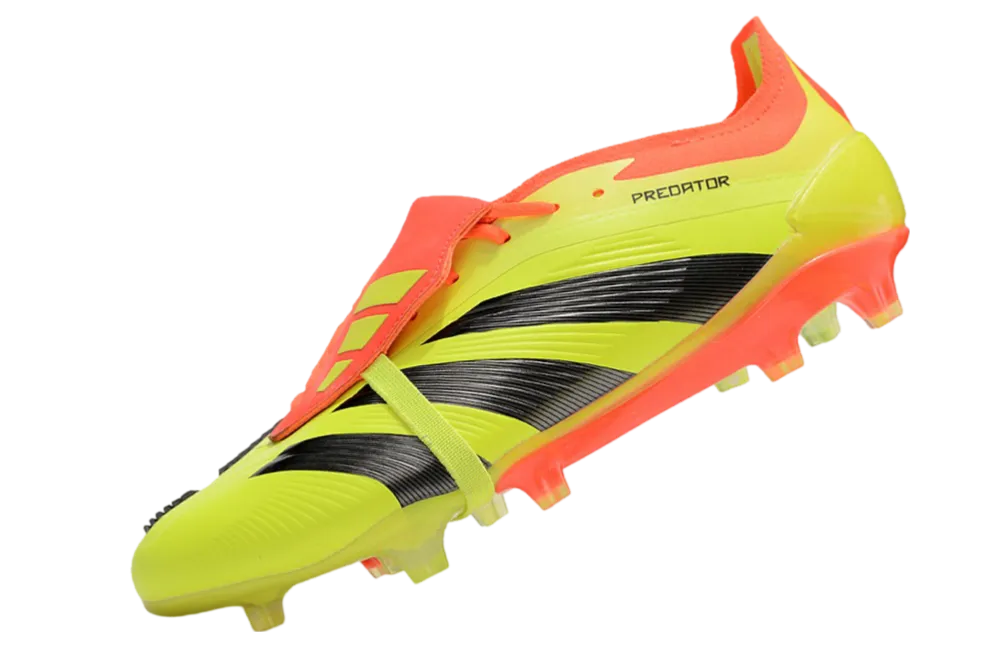 Adidas Predator Elite Tongue - Yellow Firm Ground Cleats for Control and Precision