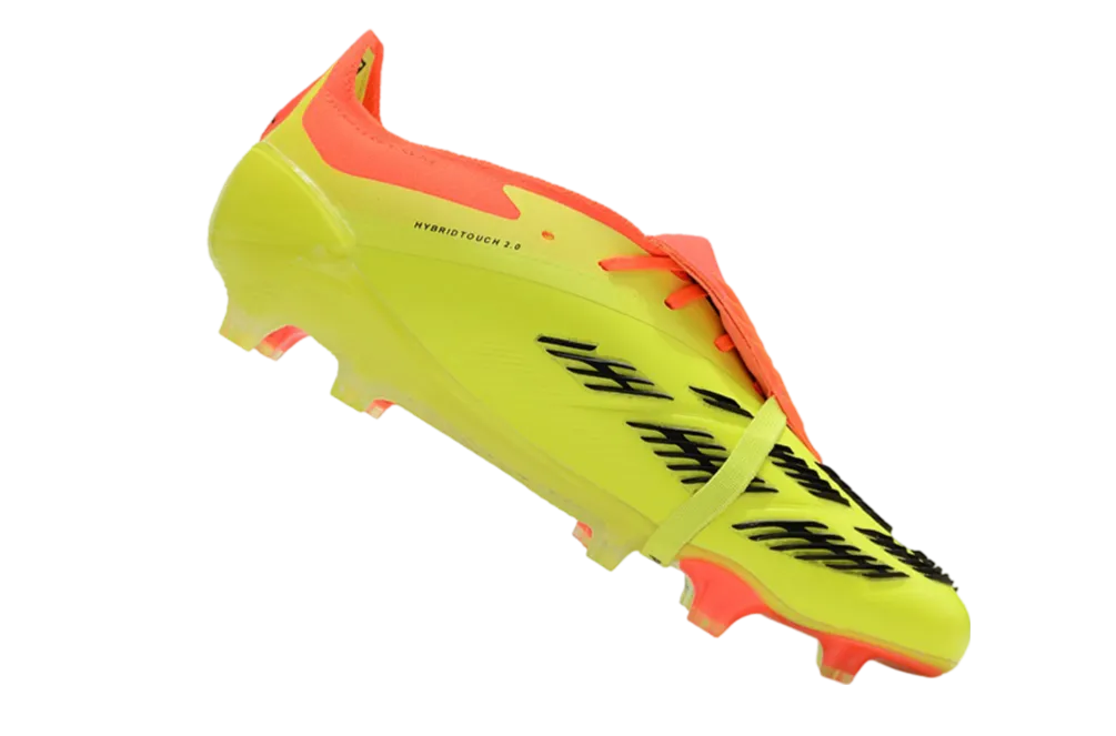 Adidas Predator Elite Tongue - Yellow Firm Ground Cleats for Control and Precision