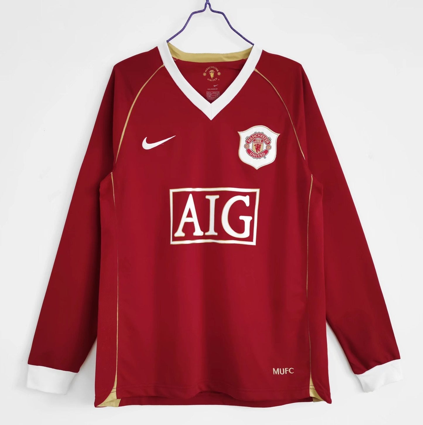 Maillot domicile à manches longues Manchester United 2006-2007