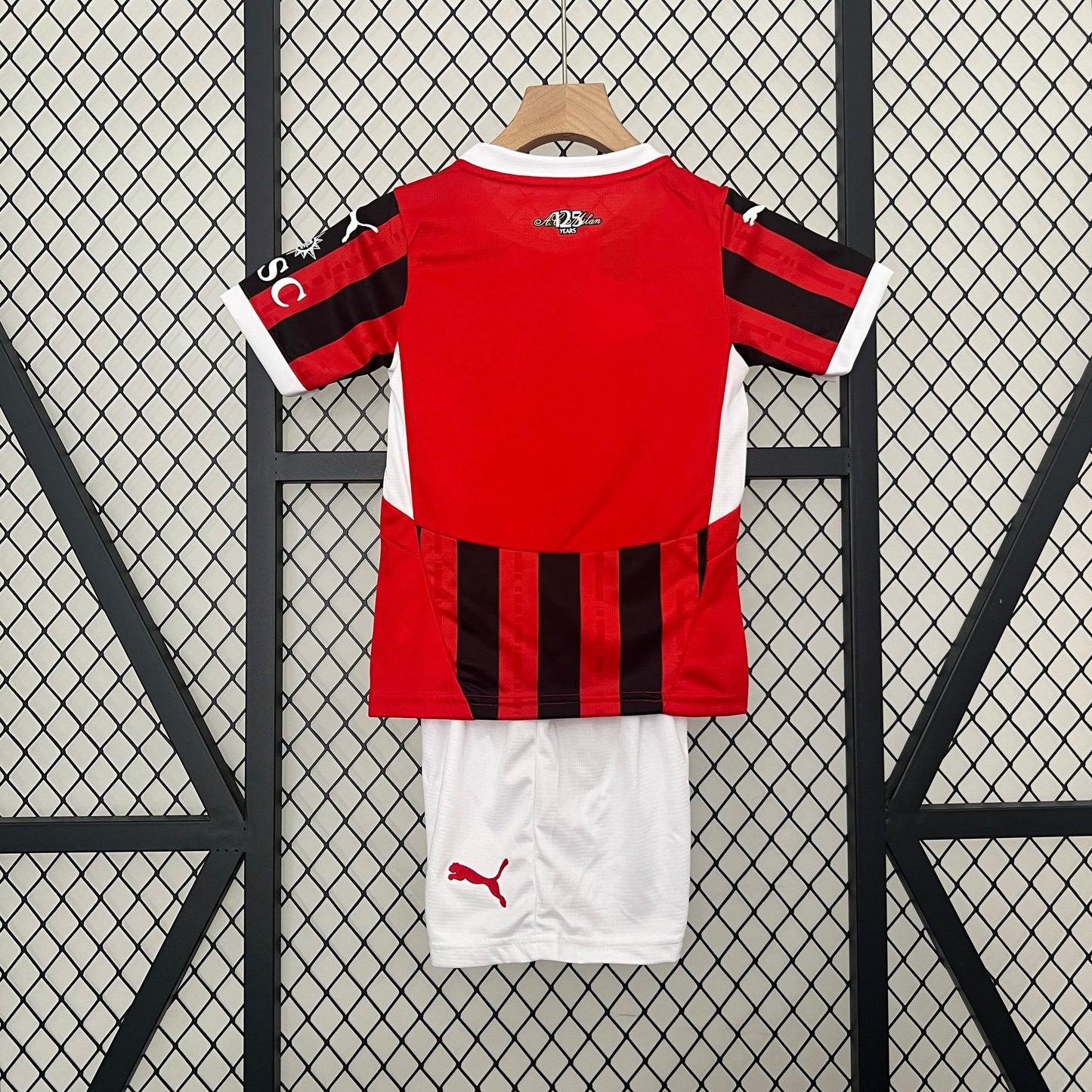 AC Milan Kids Football Kit 2024-2025 - Stylish design for young football fans