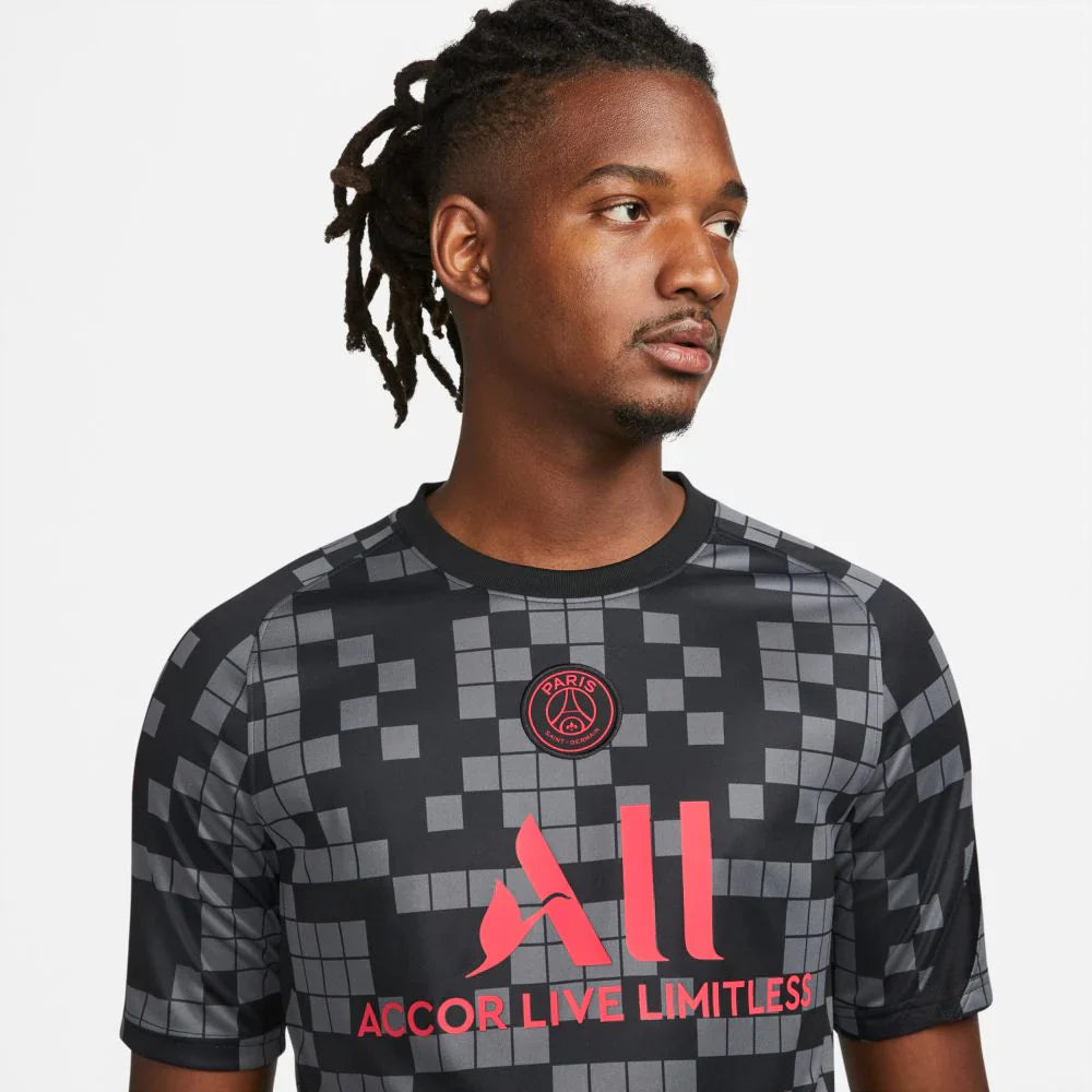 PSG Pre-Match Jersey BlacknnGrey 2021-2022