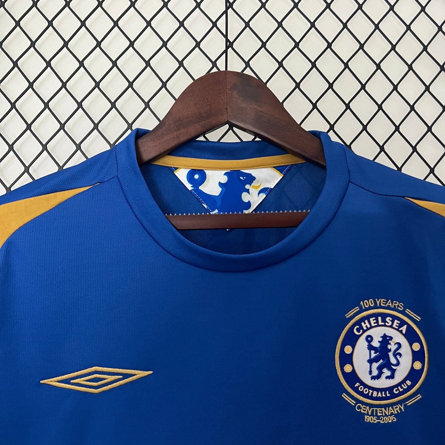 Chelsea 2005-2006 Home Jersey - Iconic Blue Fabric with Official Premier League Badge