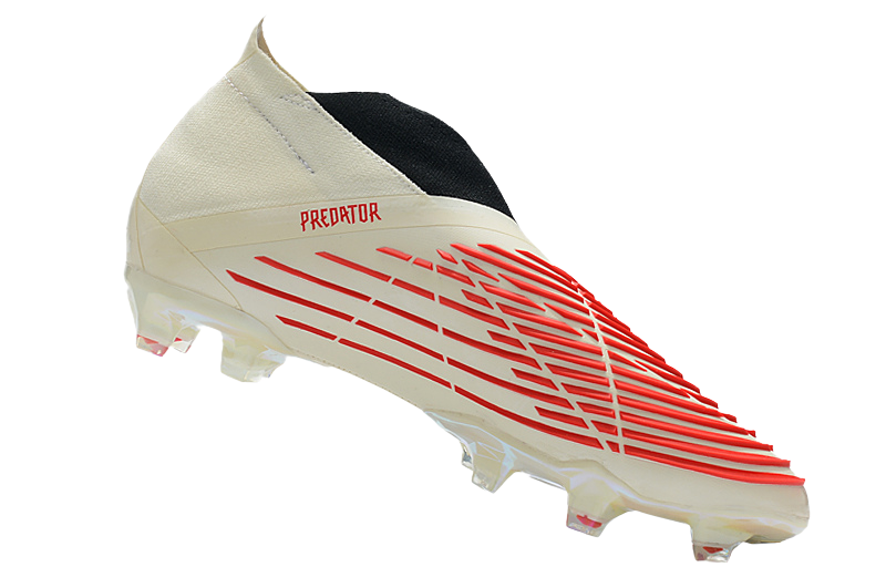 Adidas Predator Edge FG – Striking White, Vivid Red, and Gold Design for Elite Performance
