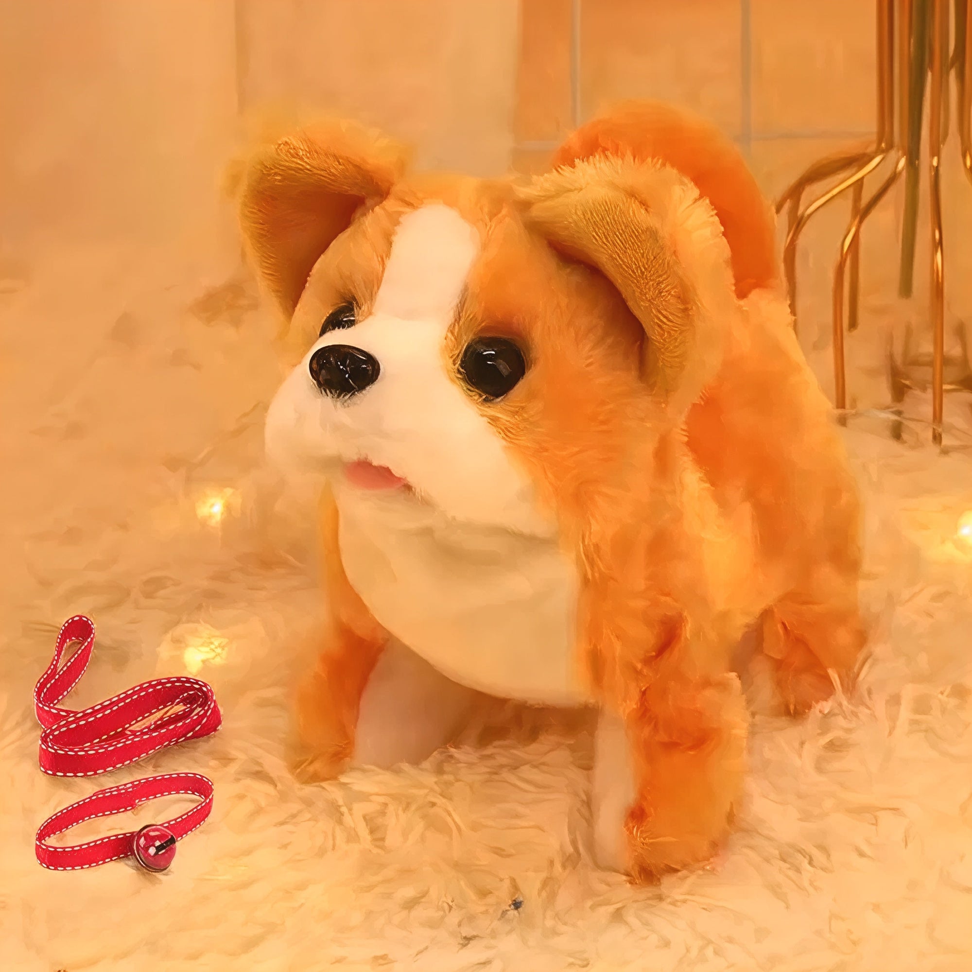 Robot Dog Plush Electronic Walking Toy