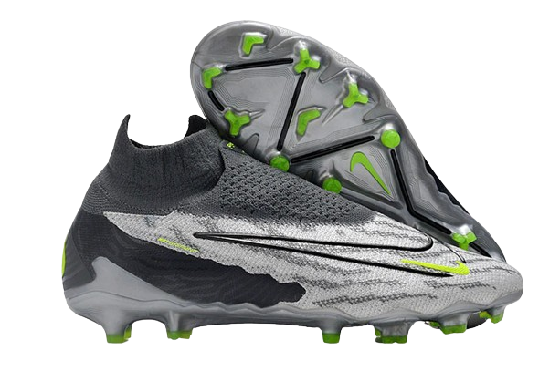 Nike Phantom GX Elite FG Grey & Yellow – Advanced Soccer Cleats for Precision and Speed
