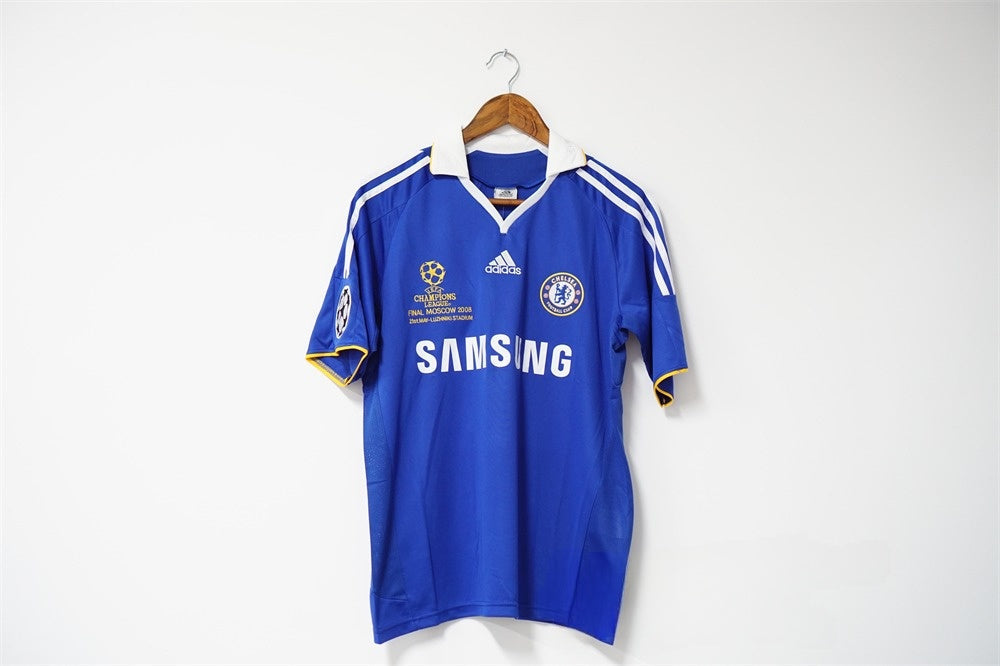 Chelsea 2008 Champions League Final Jersey - Frank Lampard #8 with UEFA Badge