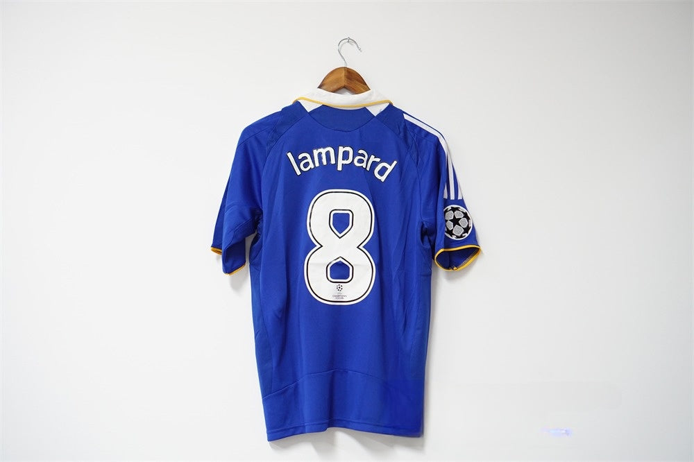 Chelsea 2008 Champions League Final Jersey - Featuring Frank Lampard's #8 for the Ultimate Fan Tribute