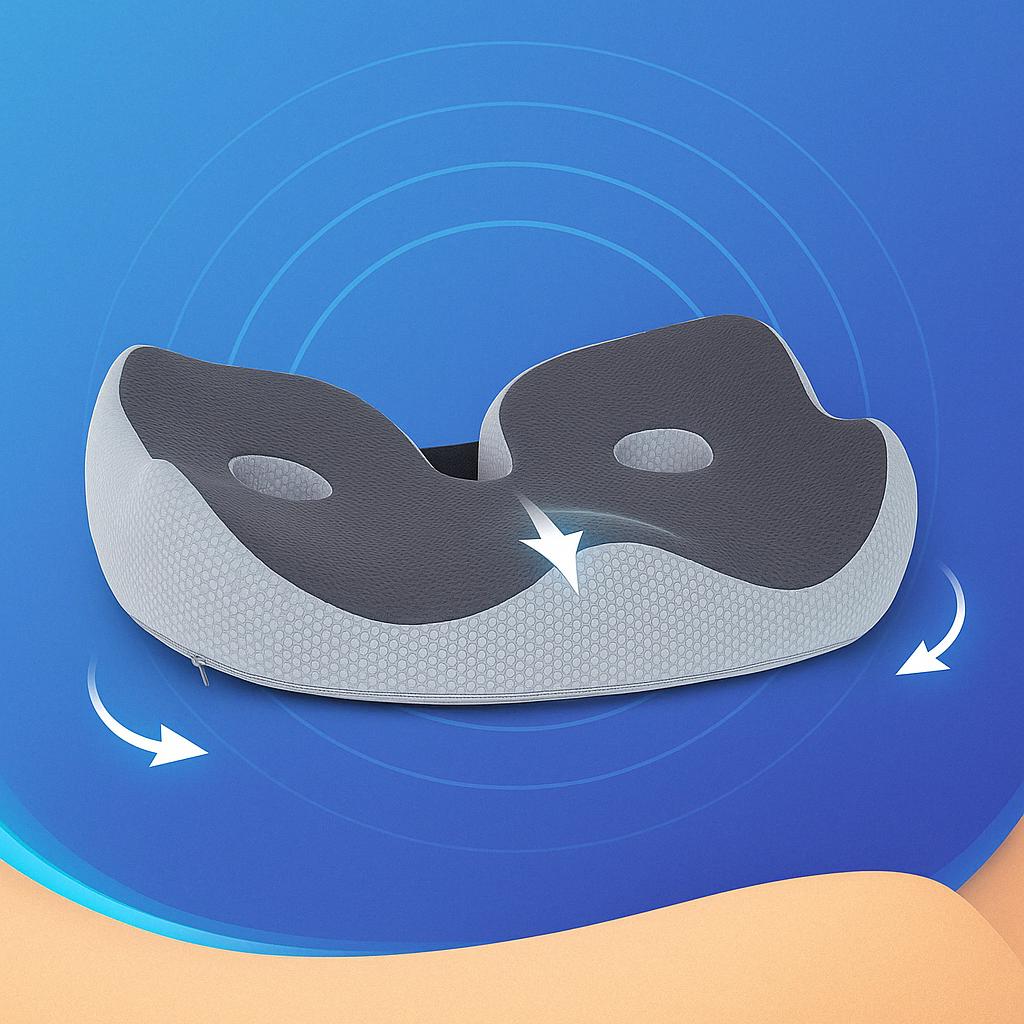 Memory Foam Adjustable Orthopedic Seat Cushion