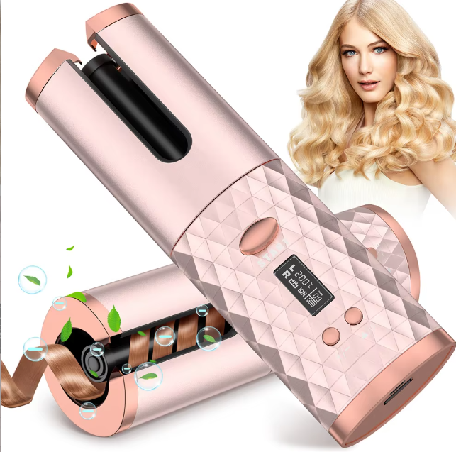 Cordless Hair Curler with Ceramic Barrel